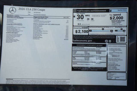 2026 Mercedes-Benz CLA CLA 250