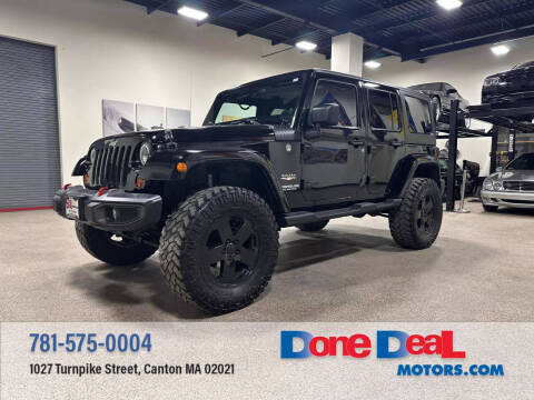 2012 Jeep Wrangler Unlimited for sale at DONE DEAL MOTORS in Canton MA