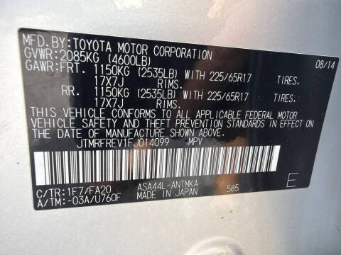 2015 Toyota RAV4 XLE