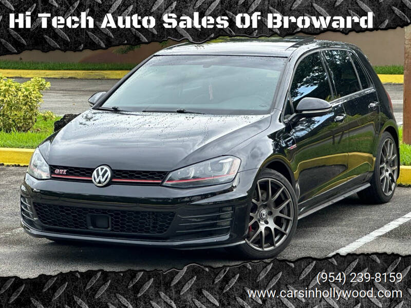 2015 Volkswagen Golf GTI for sale at Hi Tech Auto Sales Of Broward in Hollywood FL