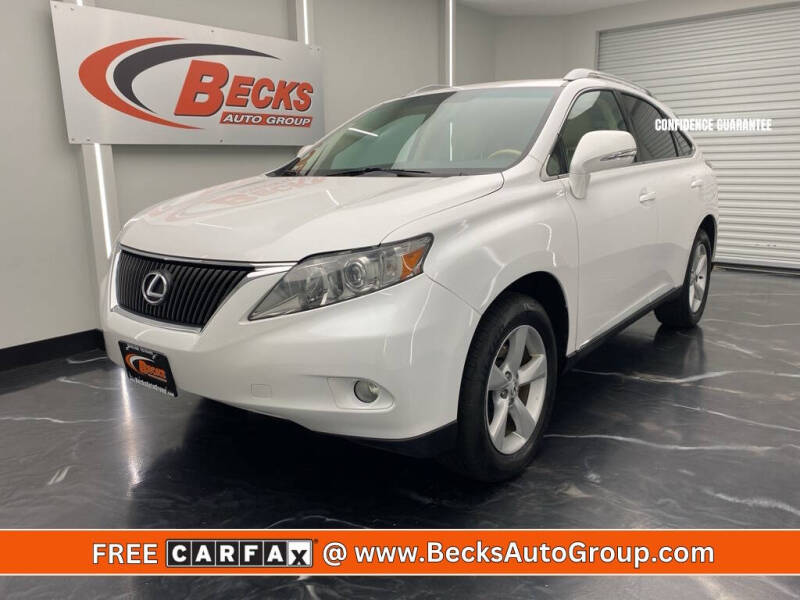 2012 Lexus RX 350 for sale at Becks Auto Group in Mason OH