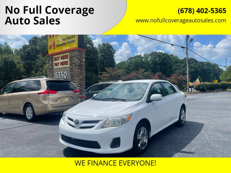 2011 Toyota Corolla for sale at No Full Coverage Auto Sales in Austell GA