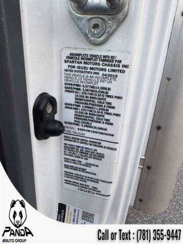 2015 Isuzu NPR HD GAS REG