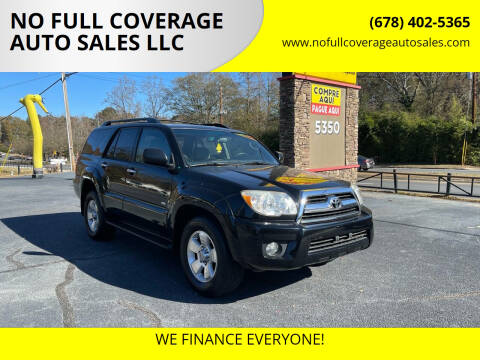 2006 Toyota 4Runner for sale at NO FULL COVERAGE AUTO SALES LLC in Austell GA