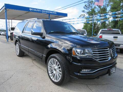 2016 Lincoln Navigator L for sale at Quality Investments in Tyler TX