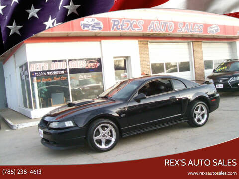 2003 Ford Mustang for sale at Rex's Auto Sales in Junction City KS