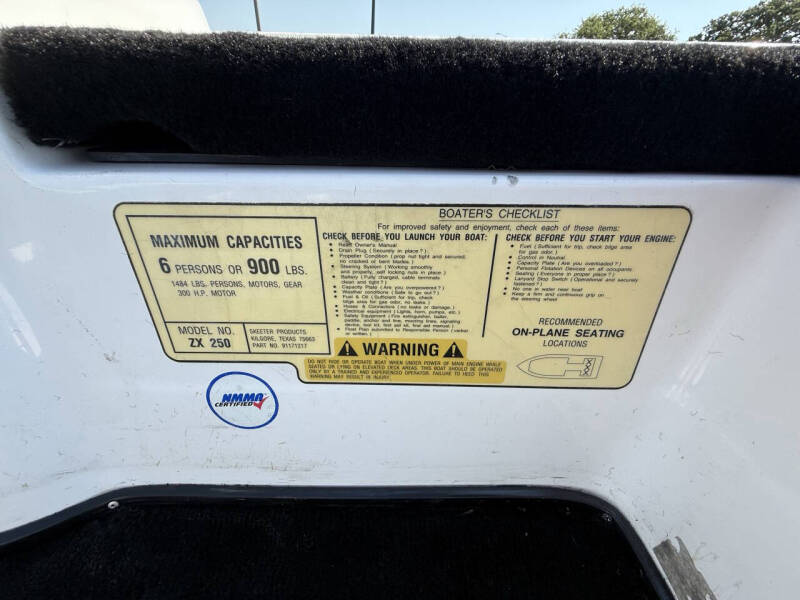 2004 Skeeter ZX250
