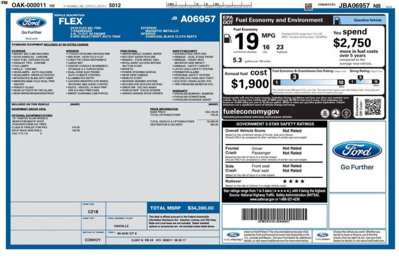 2018 Ford Flex SEL