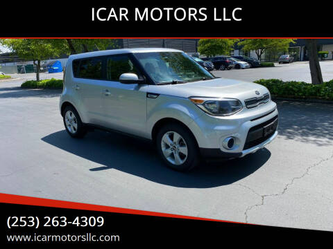 2019 Kia Soul for sale at ICAR MOTORS LLC in Auburn WA