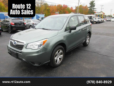 2014 Subaru Forester for sale at Route 12 Auto Sales in Leominster MA