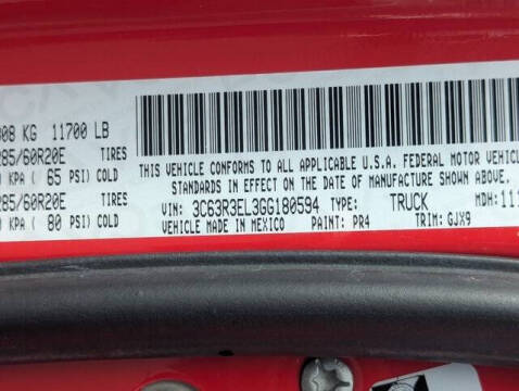 2016 RAM 3500 Laramie