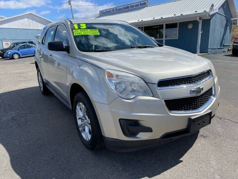2013 Chevrolet Equinox for sale at HACKETT & SONS LLC in Nelson PA