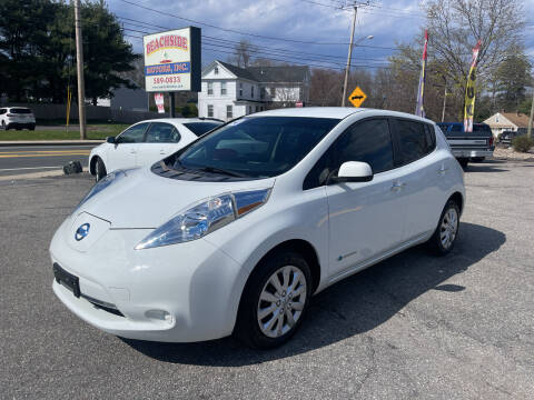 2014 Nissan LEAF for sale at Beachside Motors, Inc. in Ludlow MA