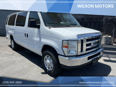 2012 Ford E-Series Wagon for sale at WILSON MOTORS in Stockton CA