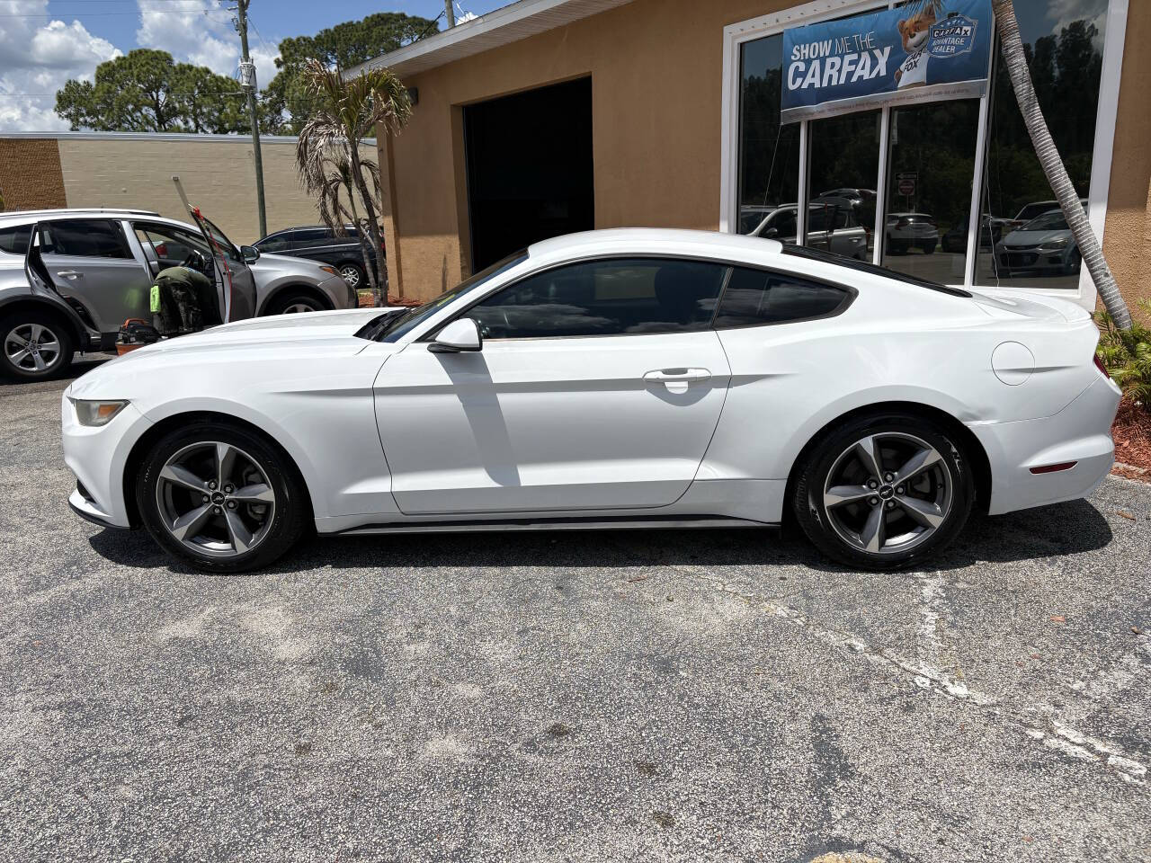 White 2016 Ford Mustang EcoBoost EcoBoost 2dr Fastback 1