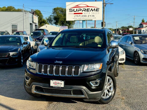 2014 Jeep Grand Cherokee for sale at Supreme Auto Sales in Chesapeake VA