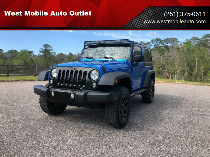 2015 Jeep Wrangler for sale at West Mobile Auto Outlet in Mobile AL