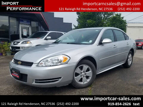 2009 Chevrolet Impala for sale at Import Performance Sales - Henderson in Henderson NC