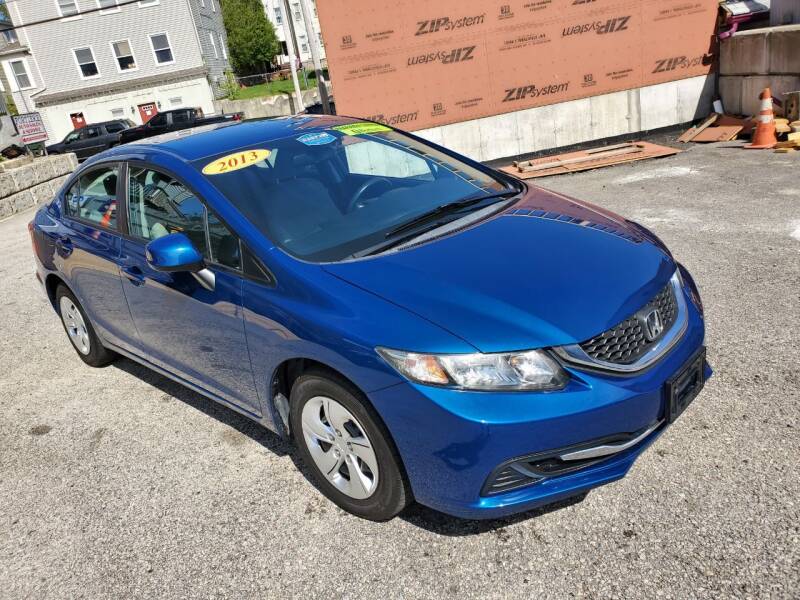 2013 Honda Civic for sale at Fortier's Auto Sales & Svc in Fall River MA