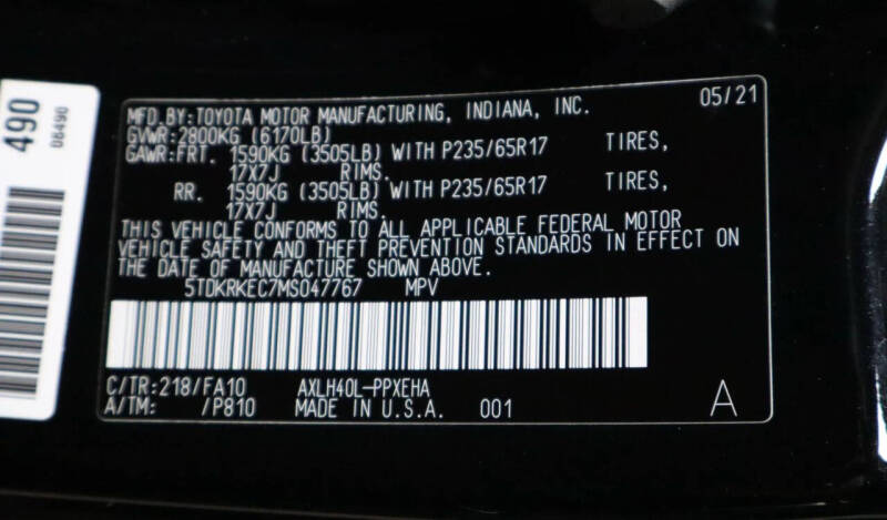 2021 Toyota Sienna LE 8-Passenger