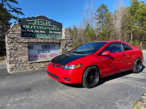 2008 Honda Civic for sale at ASR Autosport Inc. in Midland NC