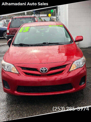 2013 Toyota Corolla for sale at ALHAMADANI AUTO SALES in Tacoma WA
