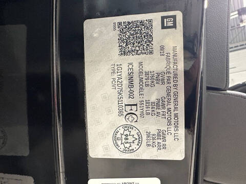 2019 Chevrolet Corvette Stingray