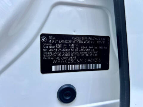 2012 BMW 7 Series 750Li