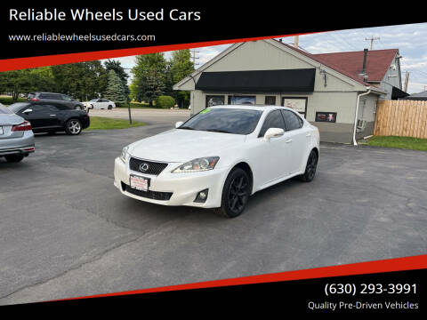2012 Lexus IS 250 for sale at Reliable Wheels Used Cars in West Chicago IL