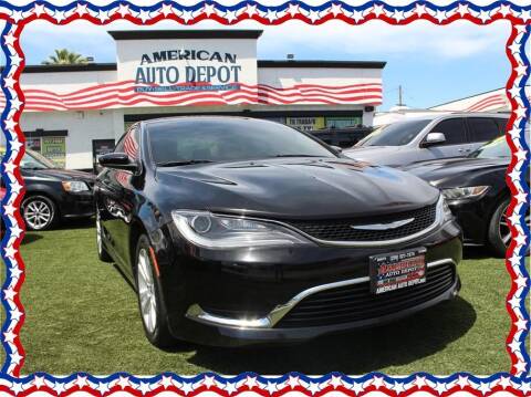 2016 Chrysler 200 for sale at American Auto Depot in Modesto CA