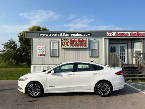 2018 Ford Fusion Hybrid for sale at Route 33 Auto Sales in Carroll OH