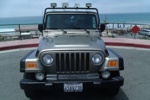2004 Jeep Wrangler for sale at OCEAN AUTO SALES in San Clemente CA