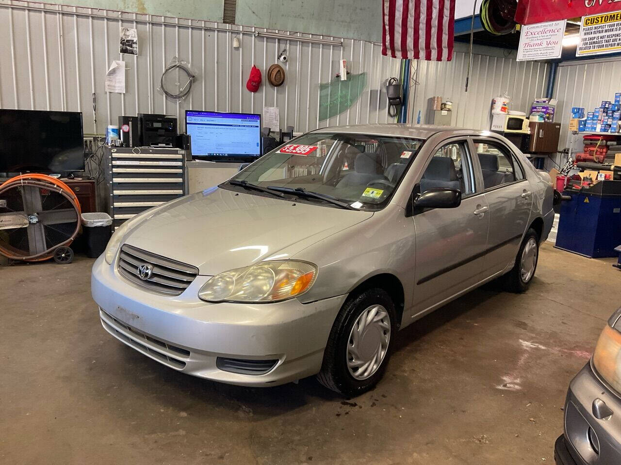 Gray 2003 Toyota Corolla CE CE 4dr Sedan 1