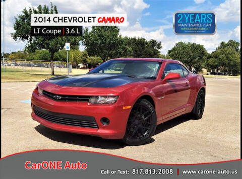 2014 Chevrolet Camaro for sale at CarONE Auto in Garland TX