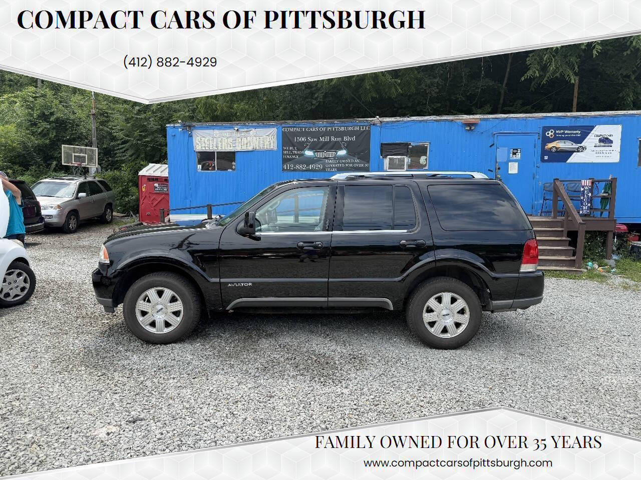 Black 2005 Lincoln Aviator Luxury AWD Luxury 4dr SUV 1