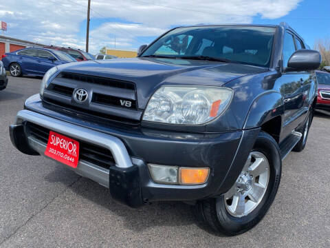2003 Toyota 4Runner for sale at Superior Auto Sales, LLC in Wheat Ridge CO