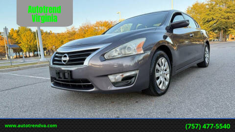 2015 Nissan Altima for sale at Autotrend Virginia in Virginia Beach VA