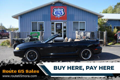 1994 Ford Mustang for sale at Route 65 Sales in Mora MN