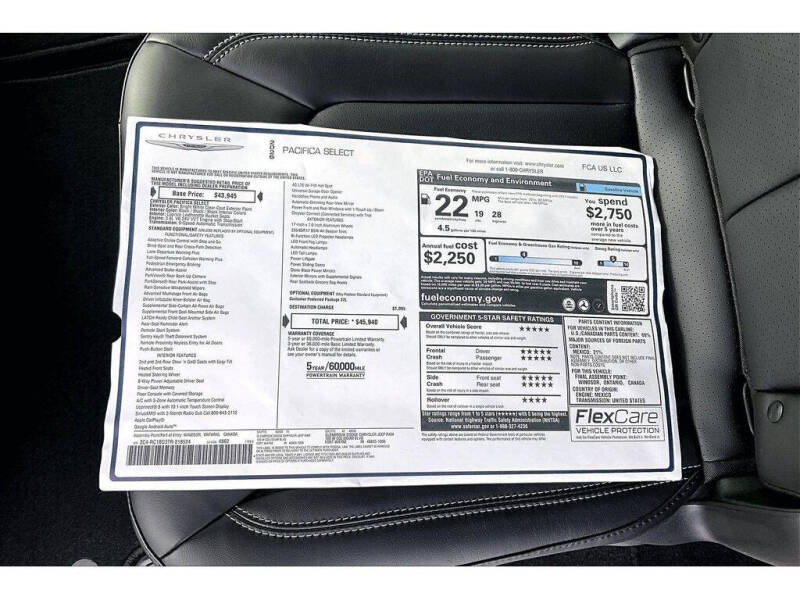 2026 Chrysler Pacifica Select