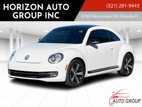 2012 Volkswagen Beetle for sale at HORIZON AUTO GROUP INC in Orlando FL
