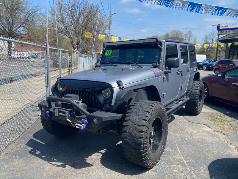 2015 Jeep Wrangler Unlimited for sale at Reyes Auto Sales in Holyoke MA