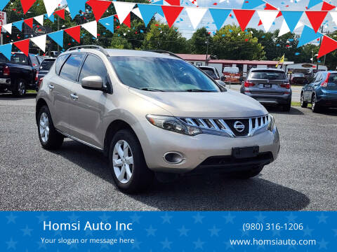 2009 Nissan Murano for sale at Homsi Auto Inc in Kannapolis NC