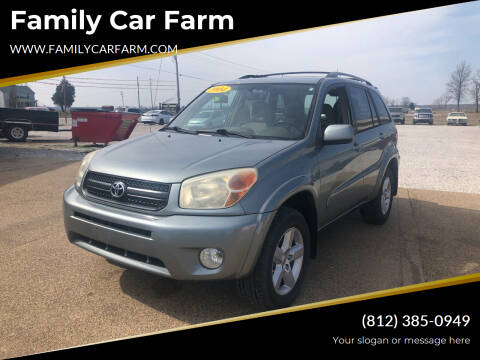 2004 Toyota RAV4 for sale at Family Car Farm in Princeton IN