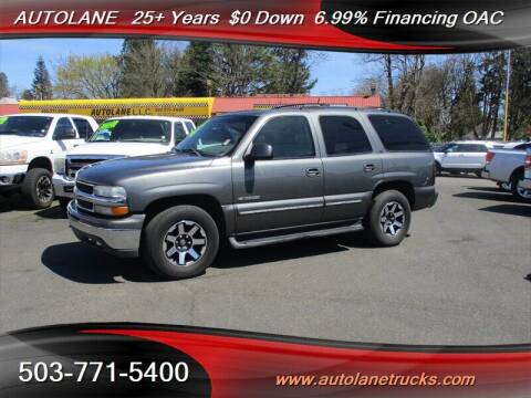 2000 Chevrolet Tahoe for sale at AUTOLANE in Portland OR