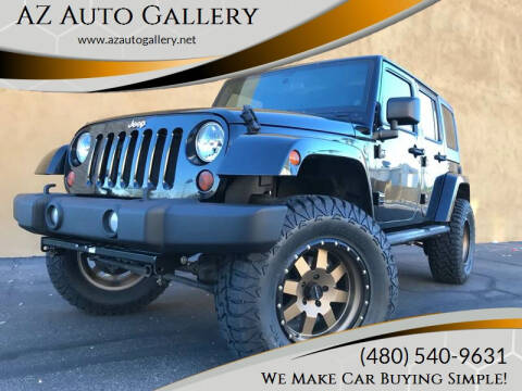 2013 Jeep Wrangler Unlimited for sale at AZ Auto Gallery in Mesa AZ
