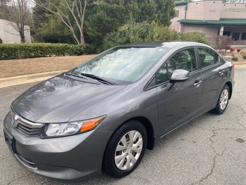 2012 Honda Civic for sale at Triangle Motors Inc in Raleigh NC