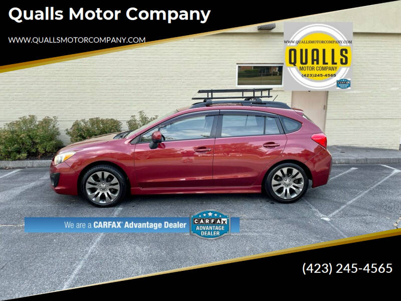 2013 Subaru Impreza for sale at Qualls Motor Company in Kingsport TN