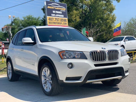 2013 BMW X3 for sale at BEST MOTORS OF FLORIDA in Orlando FL