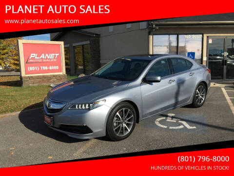 2015 Acura TLX for sale at PLANET AUTO SALES in Lindon UT
