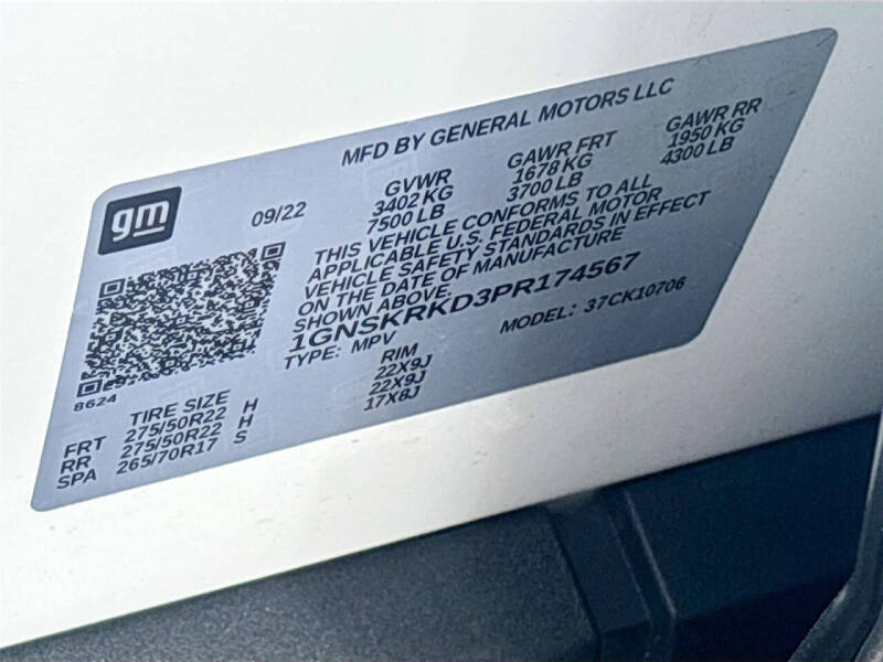 2023 Chevrolet Tahoe RST